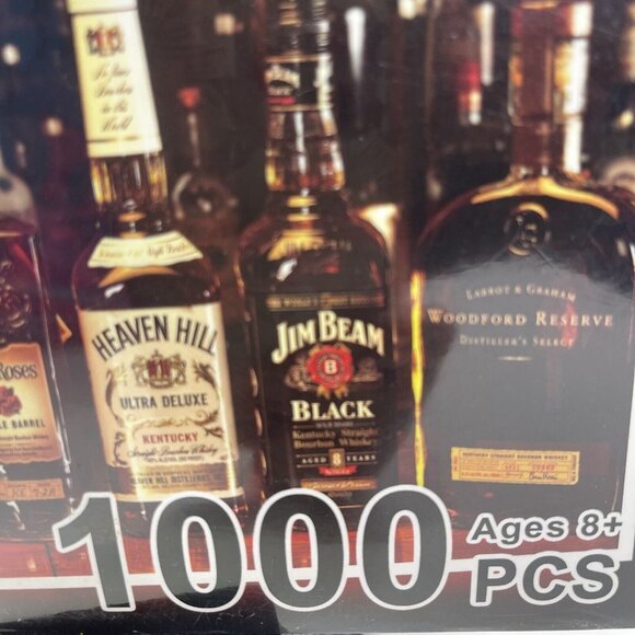 1000 piece jigsaw Whisky Brands puzzle DCBAHGFE K-3353 Sealed New - Picture 2 of 7